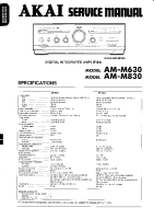 Akai AM-M830-Service-Manual